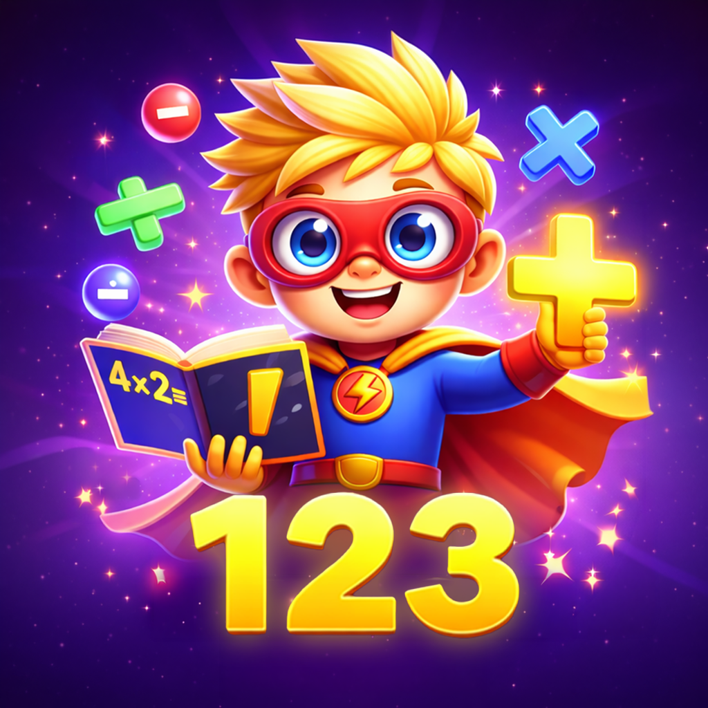 1 2 3 - Math Game for Kids icon